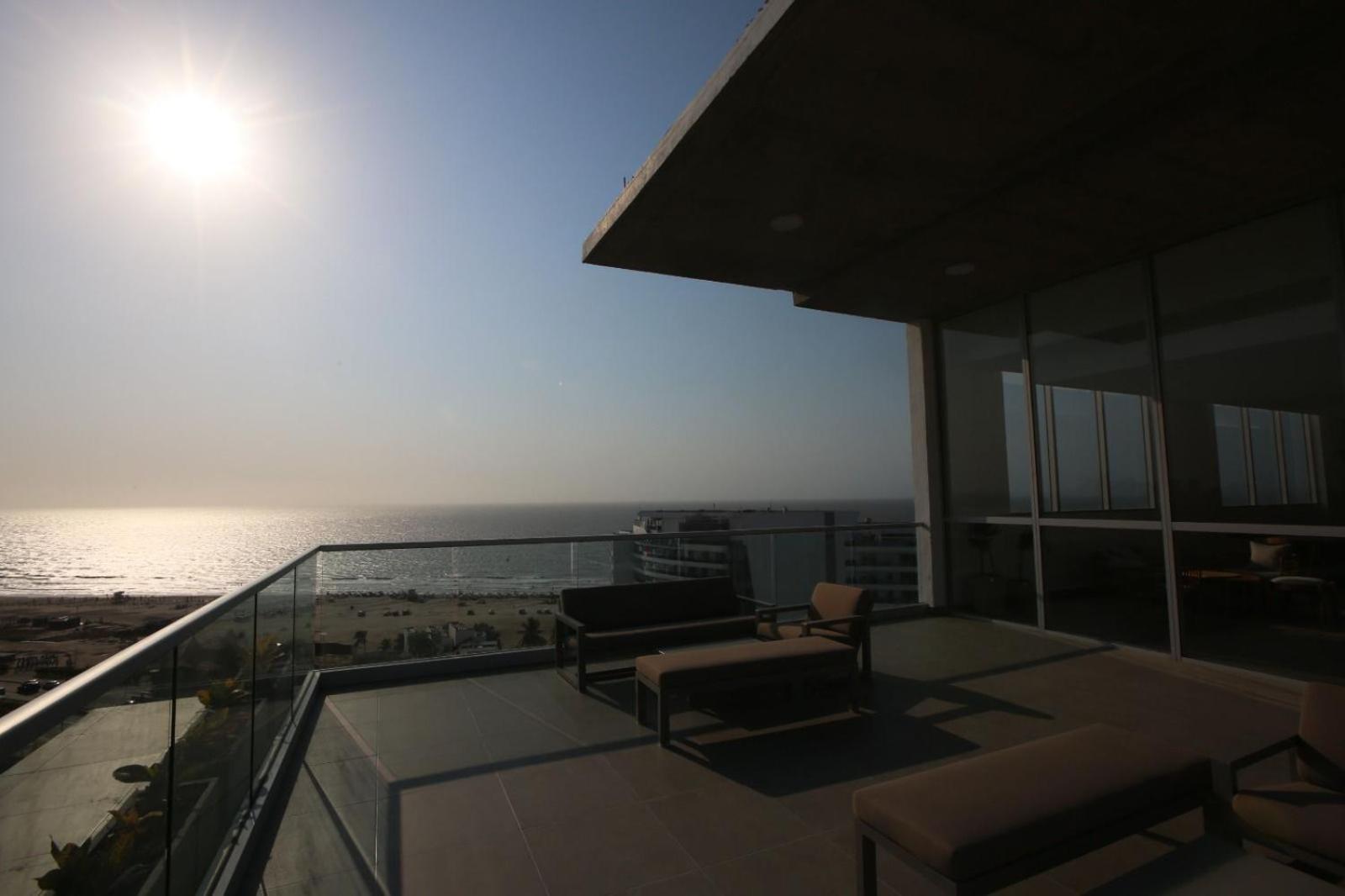 Apartamento De Lujo Frente Al Mar Con Piscina Cartagena Exteriör bild
